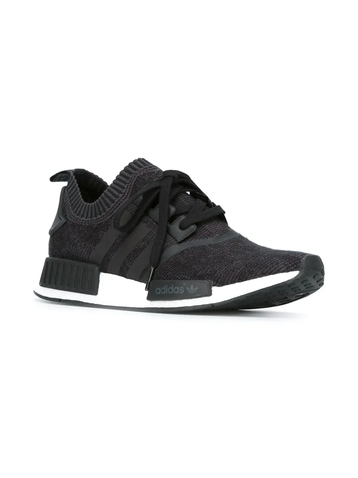 adidas NMD_R1 Primeknit ウィンターウール スニーカー ブラック - 画像2