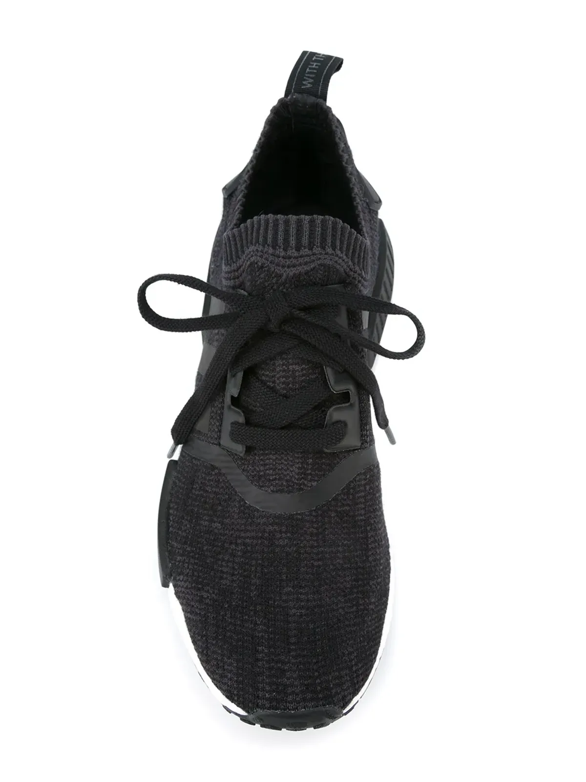 adidas NMD_R1 Primeknit ウィンターウール スニーカー ブラック - 画像4