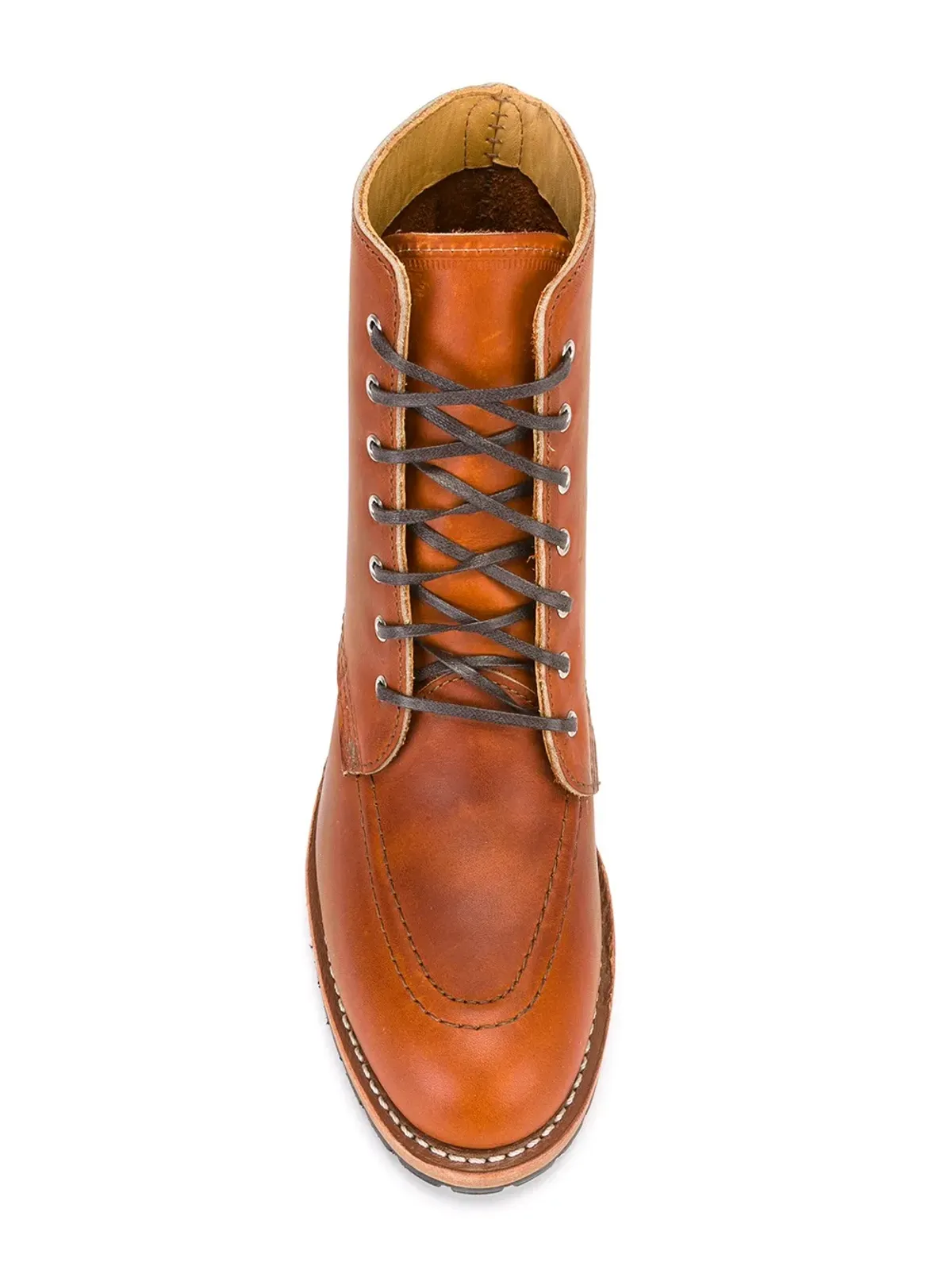 Red Wing Shoes レースアップブーツ ブラウン - 画像4