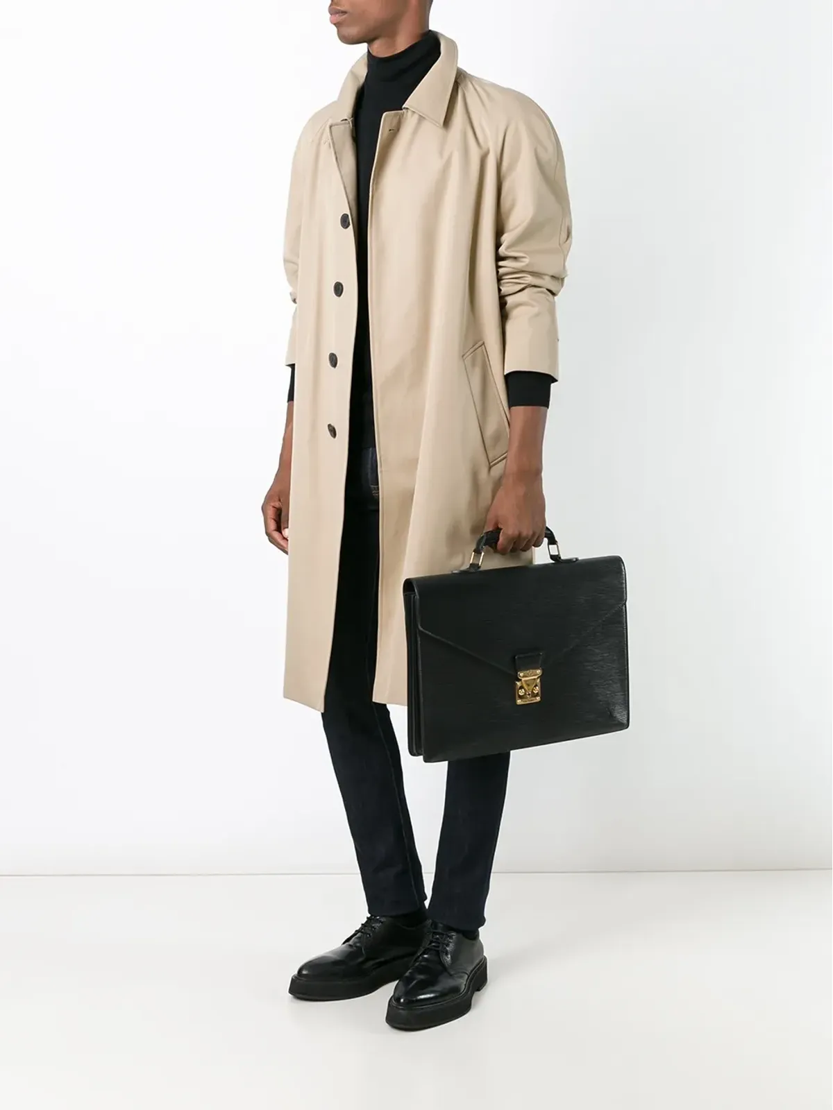 Louis Vuitton アンバサダー ブリーフケース ブラック - 画像2