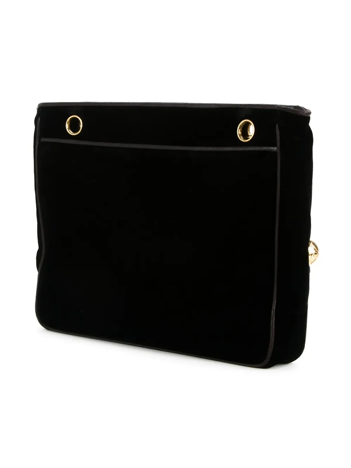 CHANEL Pre-Owned ベルベットショルダーバッグ - 画像3