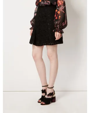 Giambattista Valli レースプリーツスカート - サムネイル3
