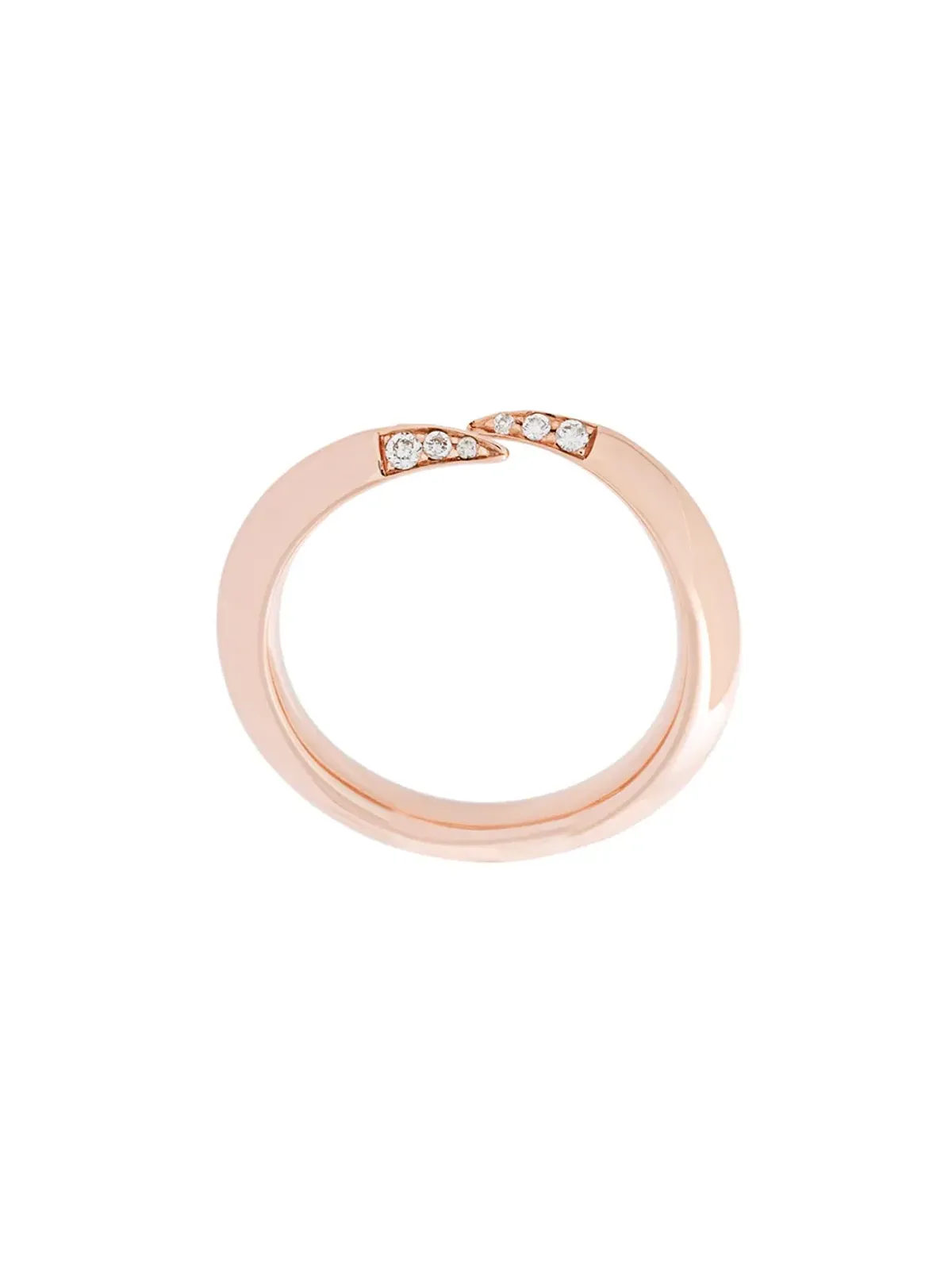 Shaun Leane Signature Tusk diamond wrap ring - Metallic - 画像1
