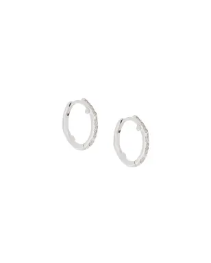 Shaun Leane チェリーブロッサム ダイヤモンド フープピアス - サムネイル1
