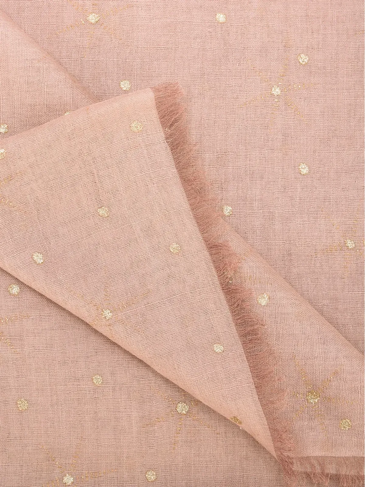 Valentino Garavani 刺繍ドット柄スカーフ - ピンク - 画像3
