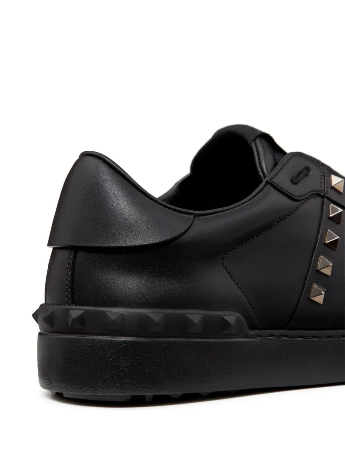 Valentino Garavani Rockstud Untitled leather sneakers - Black - 画像5