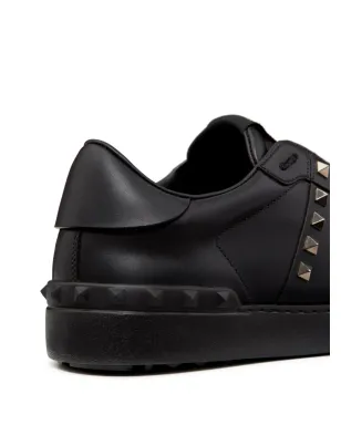 Valentino Garavani Rockstud Untitled leather sneakers - Black - サムネイル5