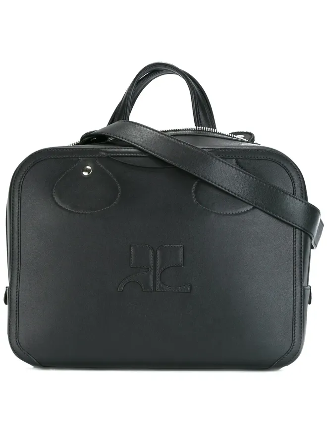 Courrèges Courrèges ダブルハンドル トートバッグ - ブラックの商品画像