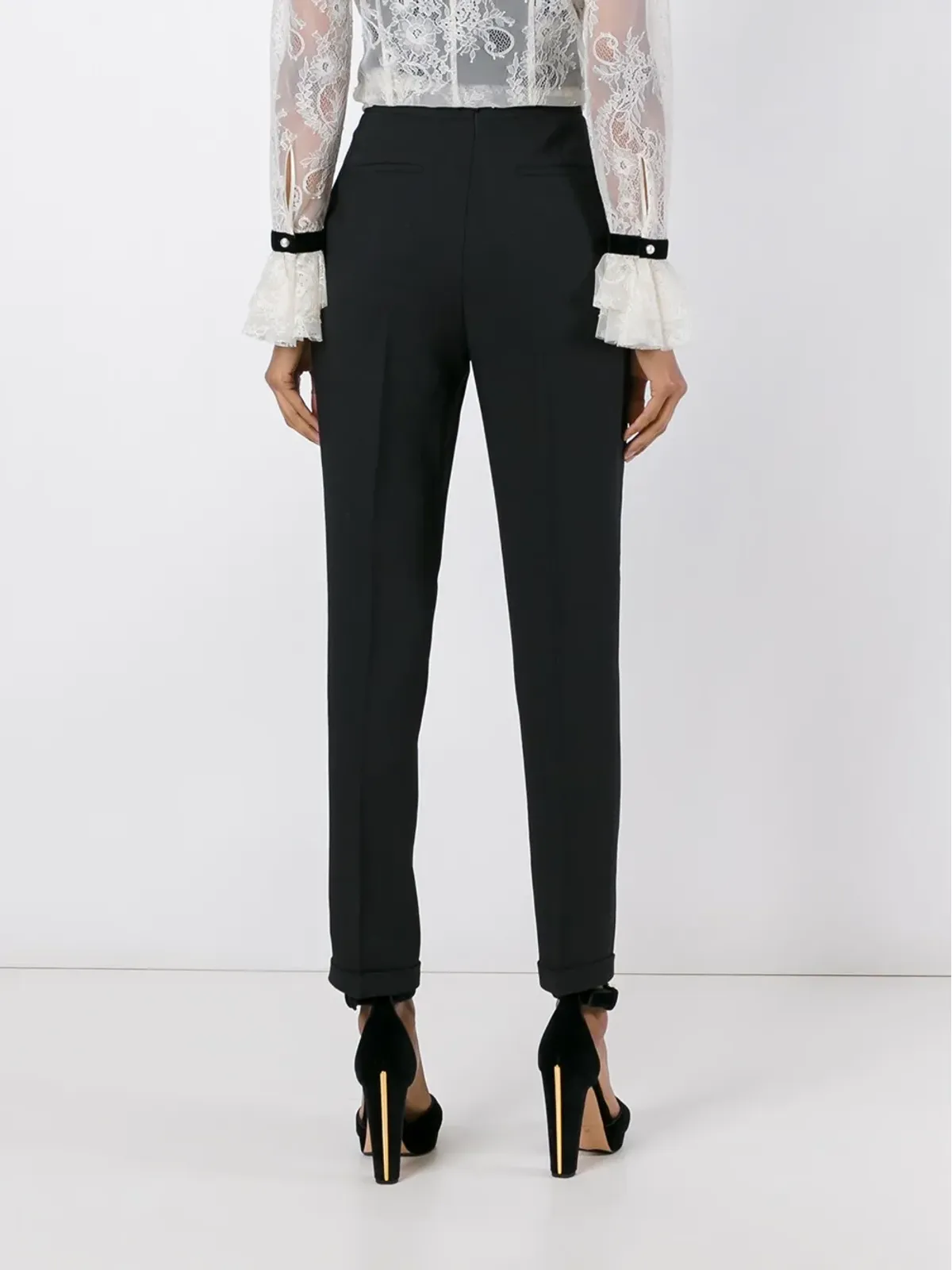 Philosophy Di Lorenzo Serafini プリーツ入りテーパードパンツ - ブラック - 画像4
