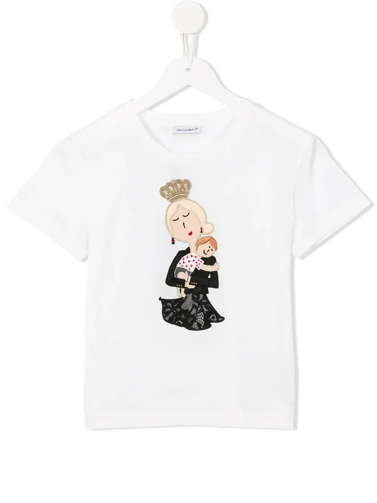 Dolce & Gabbana Kids ファミリーパッチ Tシャツ - 画像1