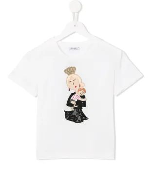 Dolce & Gabbana Kids ファミリーパッチ Tシャツ - サムネイル1