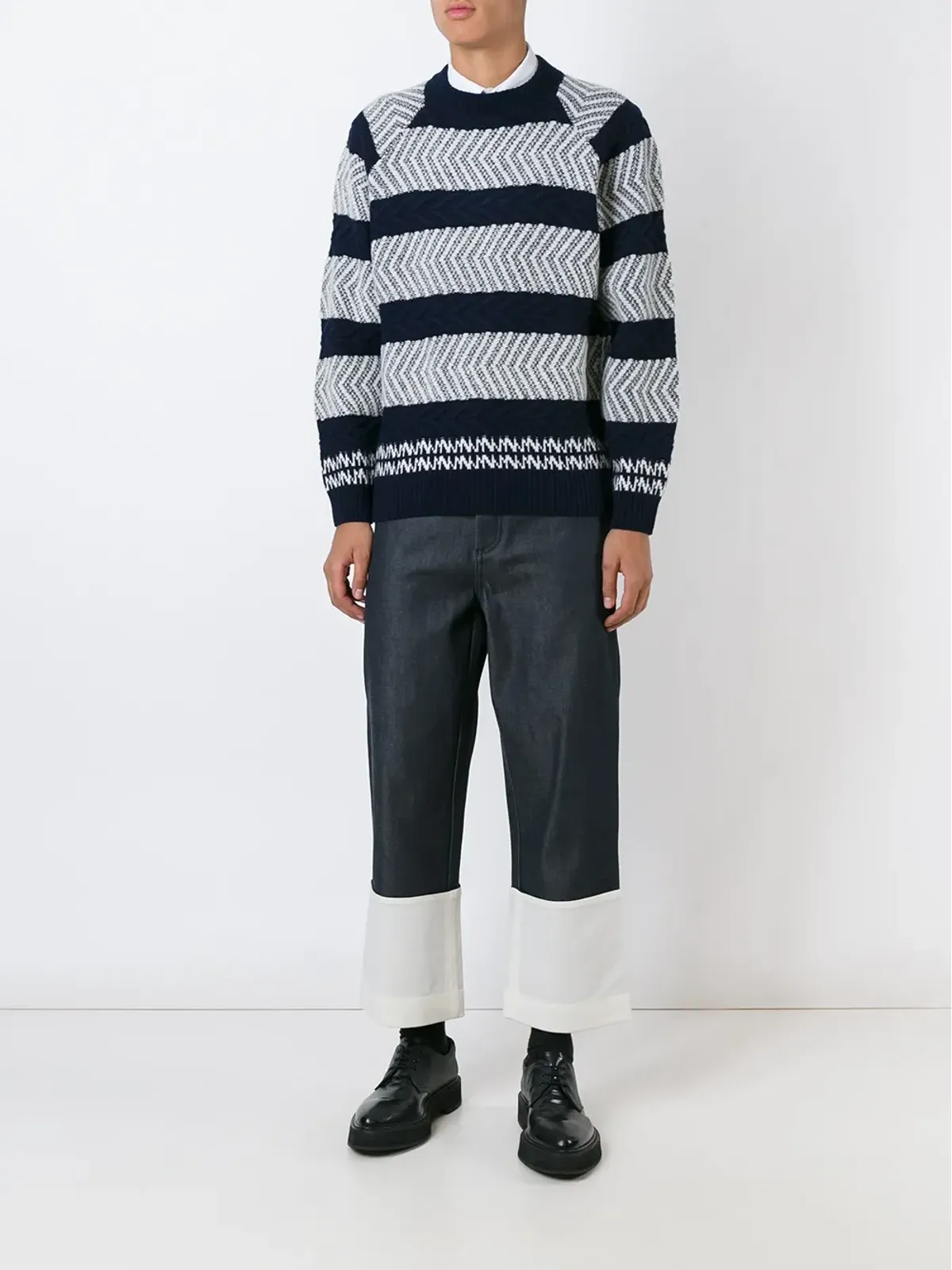 LOEWE クロップドジーンズ - 画像2