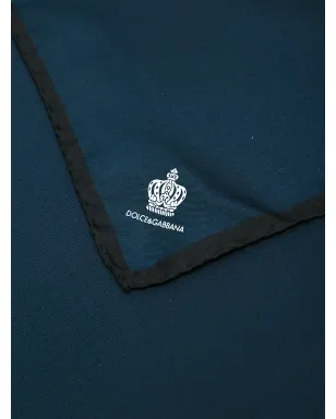 Dolce & Gabbana クラウンモチーフ シルク ポケットスクエア - サムネイル4