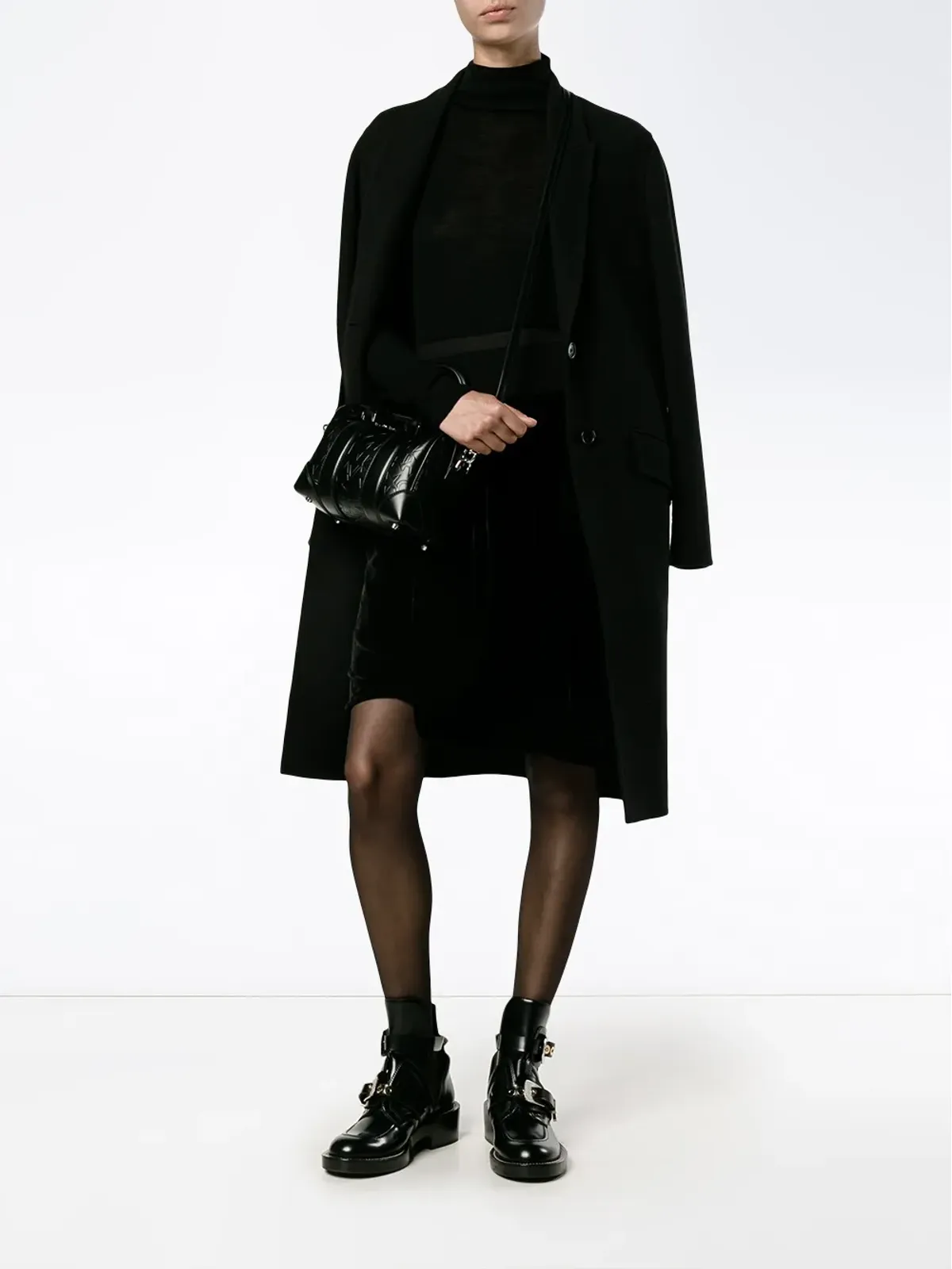 Rick Owens ベルベット膝丈ショーツ - 画像2