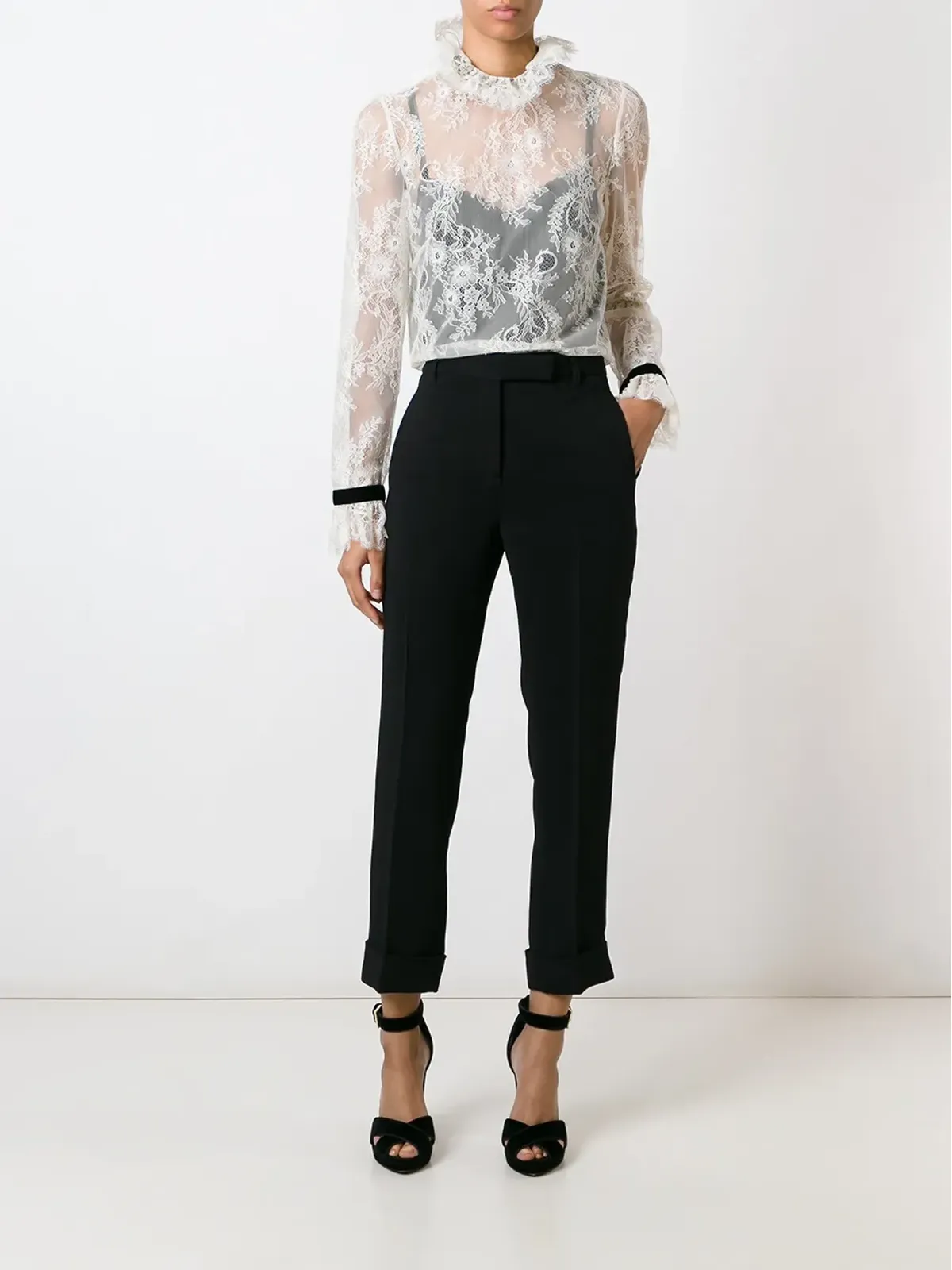 Philosophy Di Lorenzo Serafini tailored cropped trousers - Black - 画像2