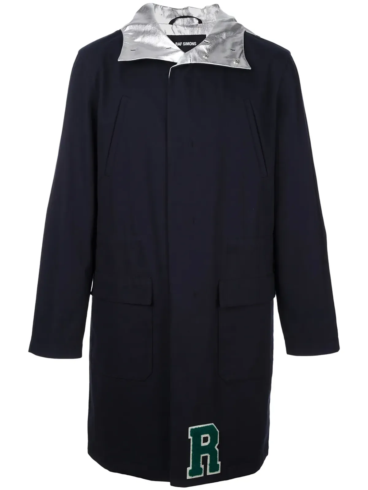 Raf Simons 裏地なしのメタリックインナーパーカ - 画像1