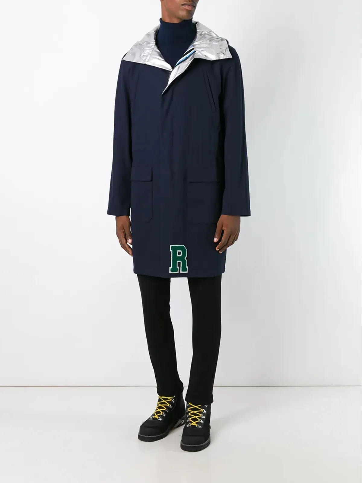 Raf Simons 裏地なしのメタリックインナーパーカ - 画像2