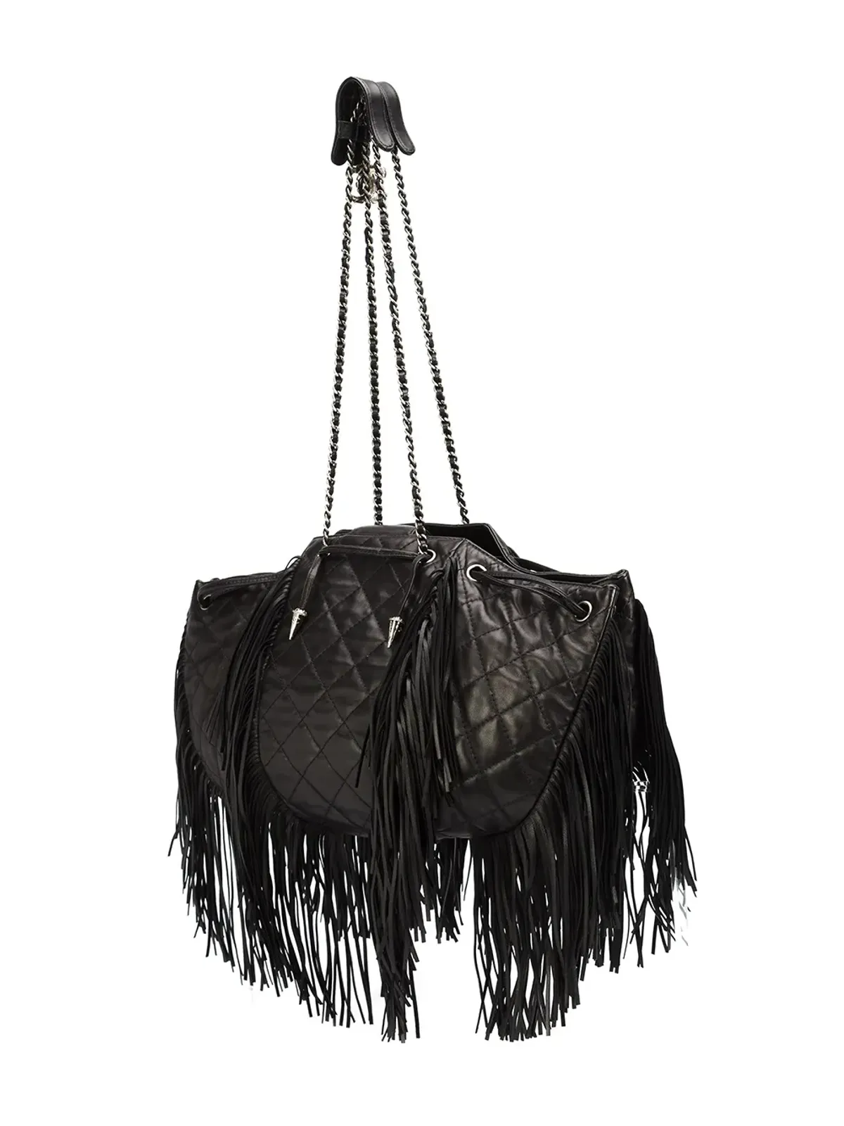 CHANEL Pre-Owned パリ ダラス フリンジショルダーバッグ - 画像3