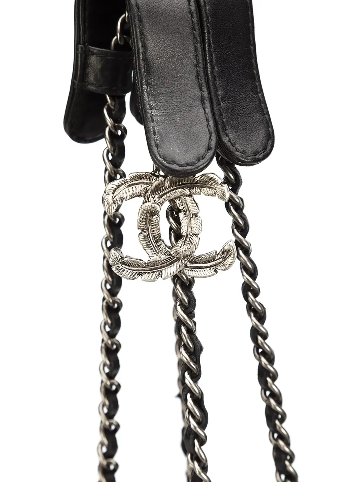 CHANEL Pre-Owned パリ ダラス フリンジショルダーバッグ - 画像4