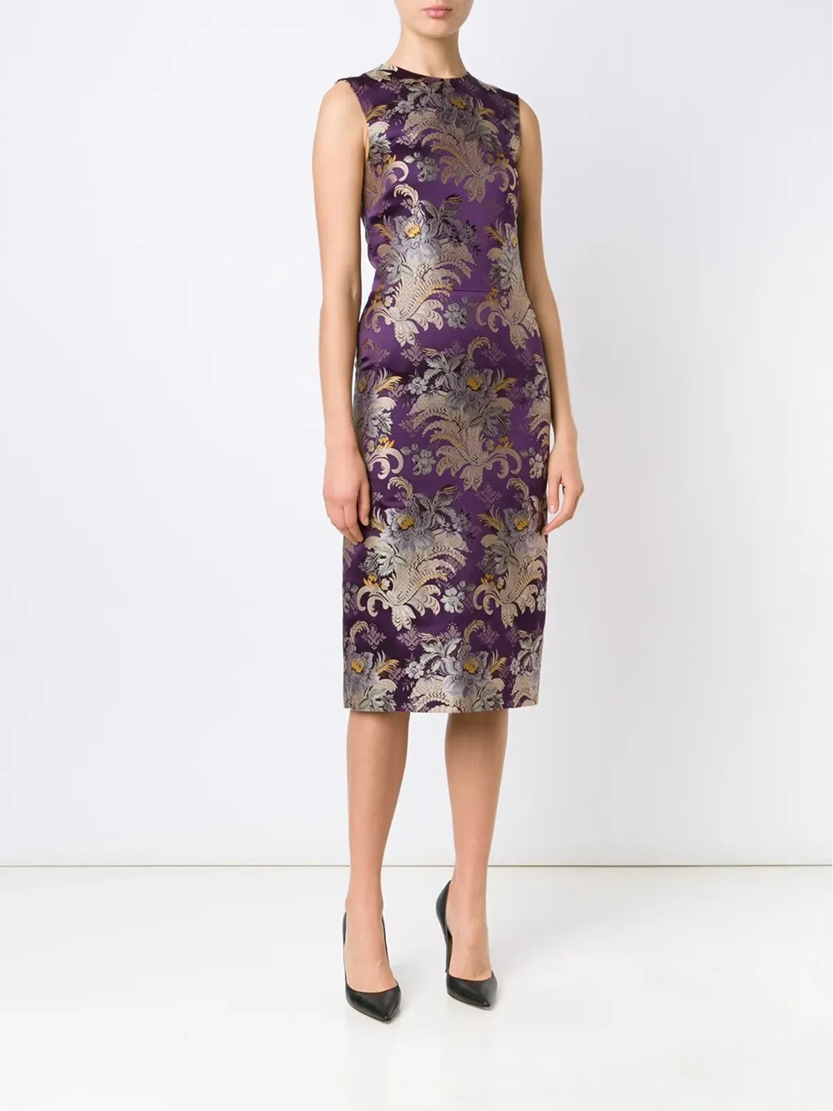 Ralph Lauren Collection 花柄プリントドレス - 画像2