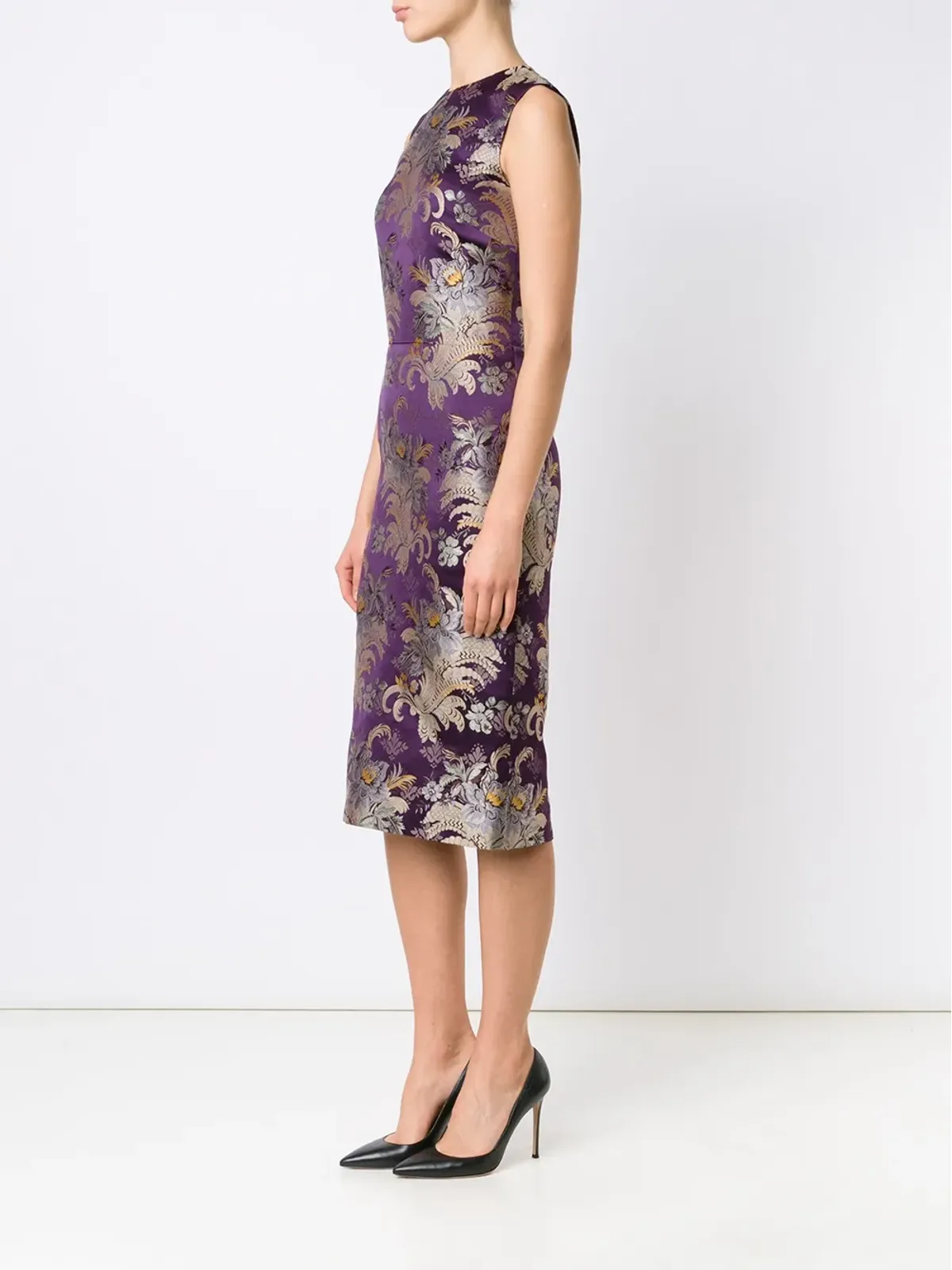 Ralph Lauren Collection 花柄プリントドレス - 画像3