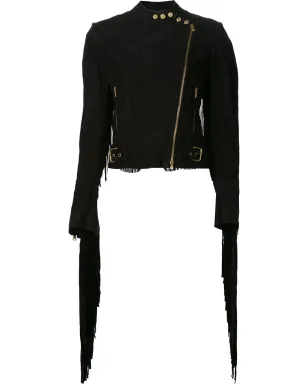 Ralph Lauren Collection フリンジ付きバイカージャケット - サムネイル1