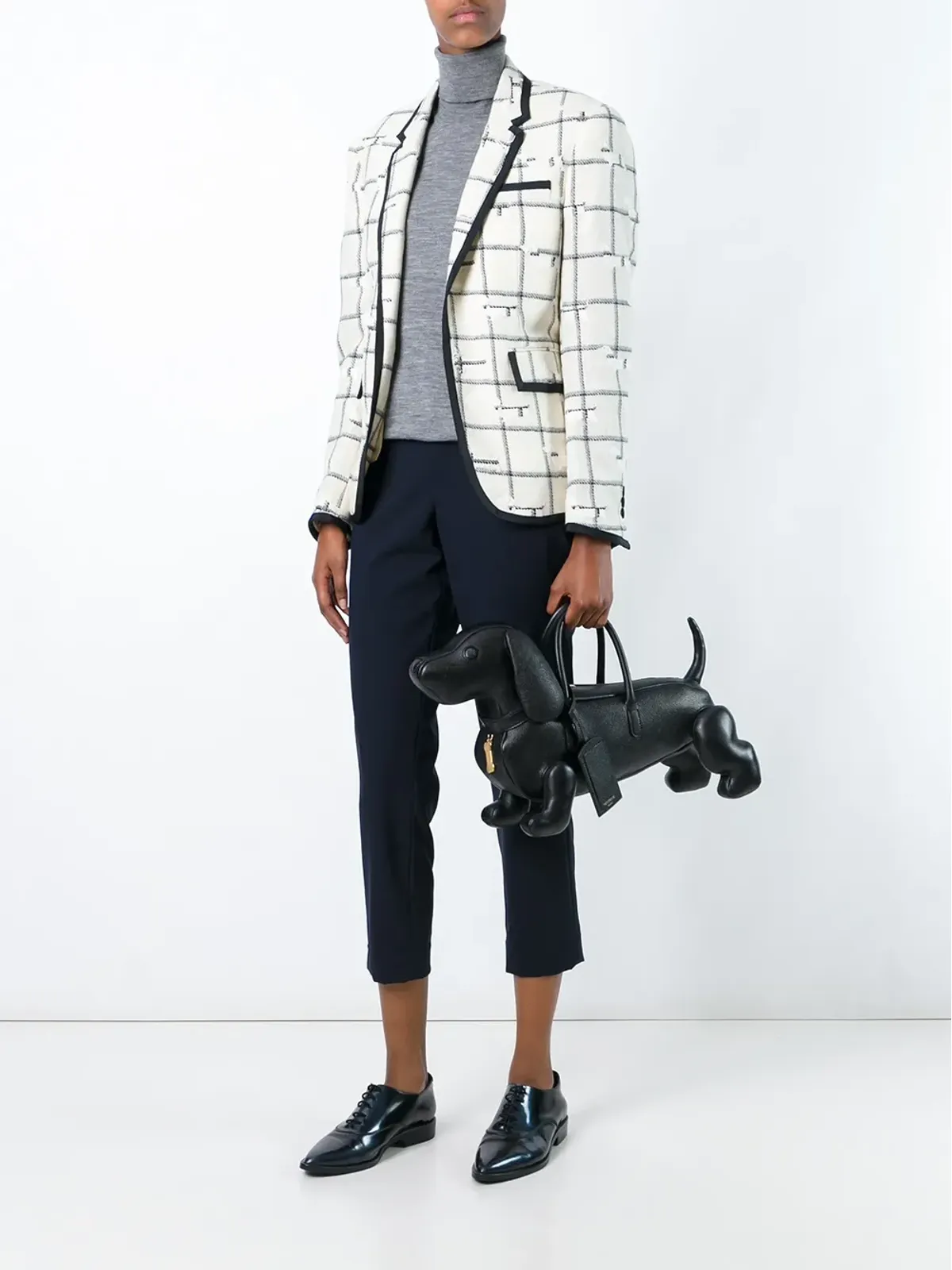 Thom Browne ヘクター ペブルドレザー バッグ - 画像5