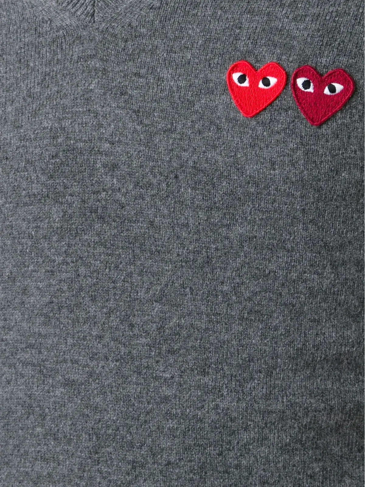 Comme Des Garçons Play ダブルハート ウールジャンパー - 画像5