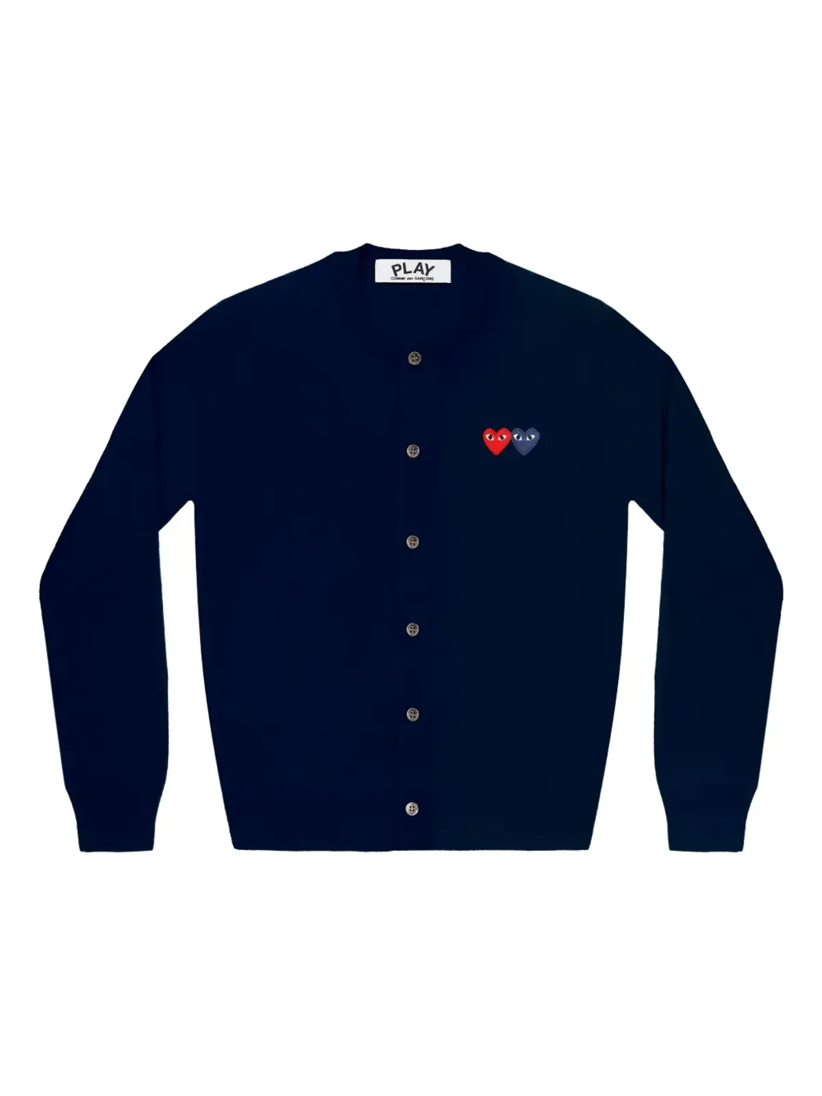 Comme Des Garçons Play ダブルハート カーディガン - 画像1