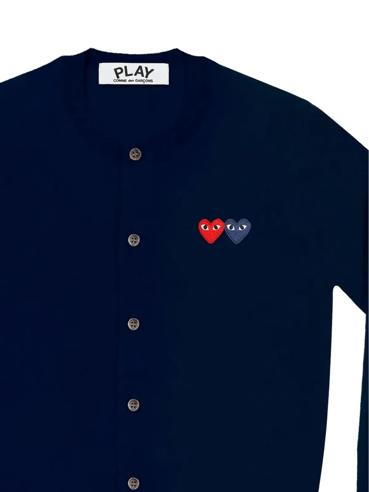 Comme Des Garçons Play ダブルハート カーディガン - 画像2
