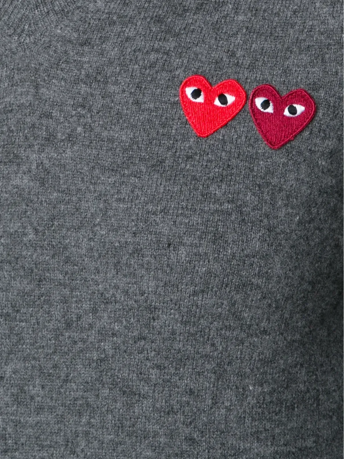Comme Des Garçons Play ダブルハートVネック ジャンパー - 画像5