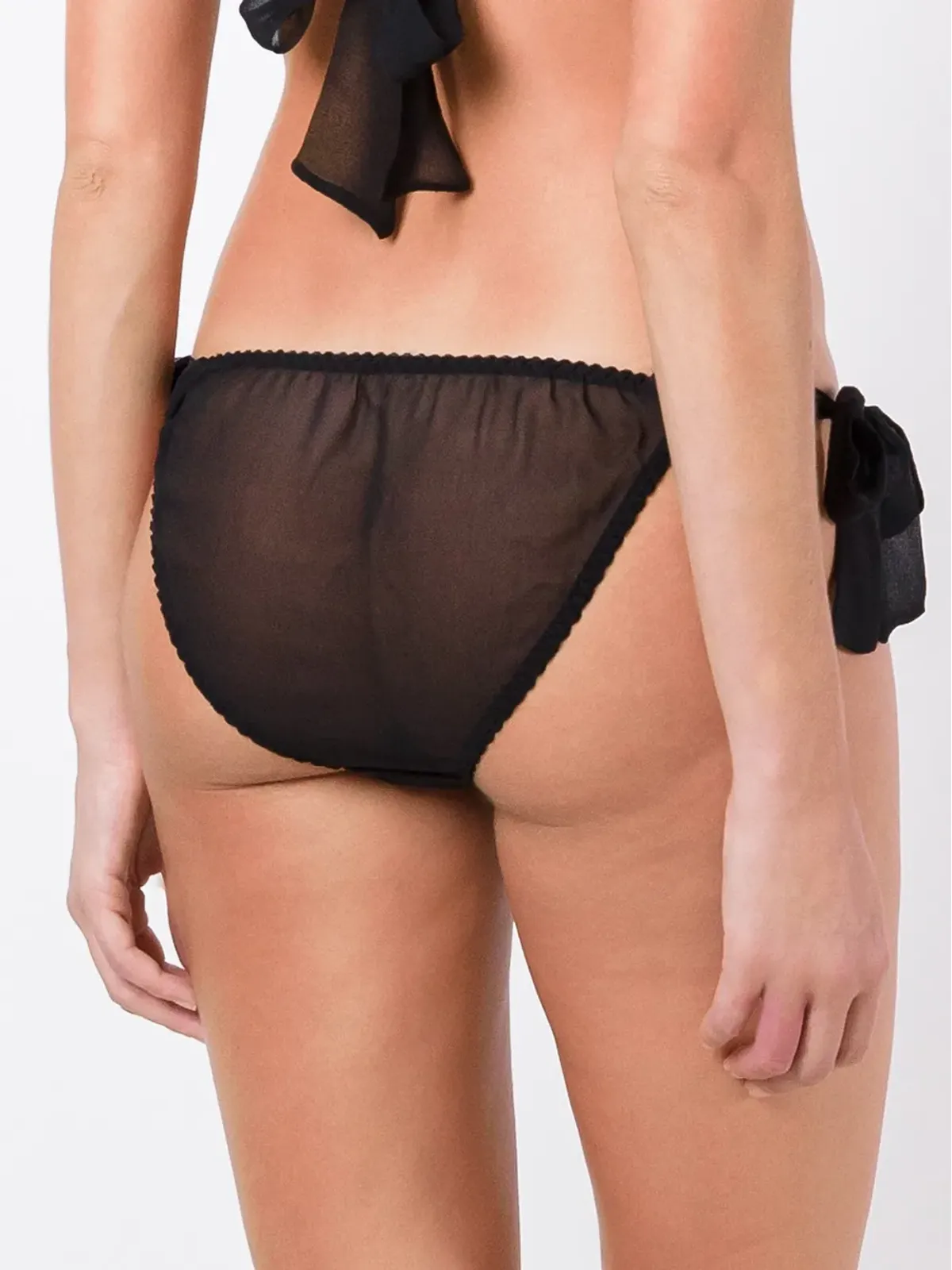 Gilda & Pearl Ava tie-side knickers - Black - 画像3