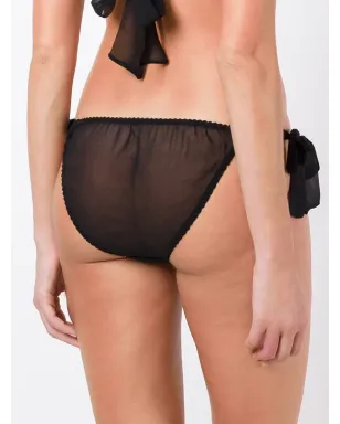 Gilda & Pearl Ava tie-side knickers - Black - サムネイル3