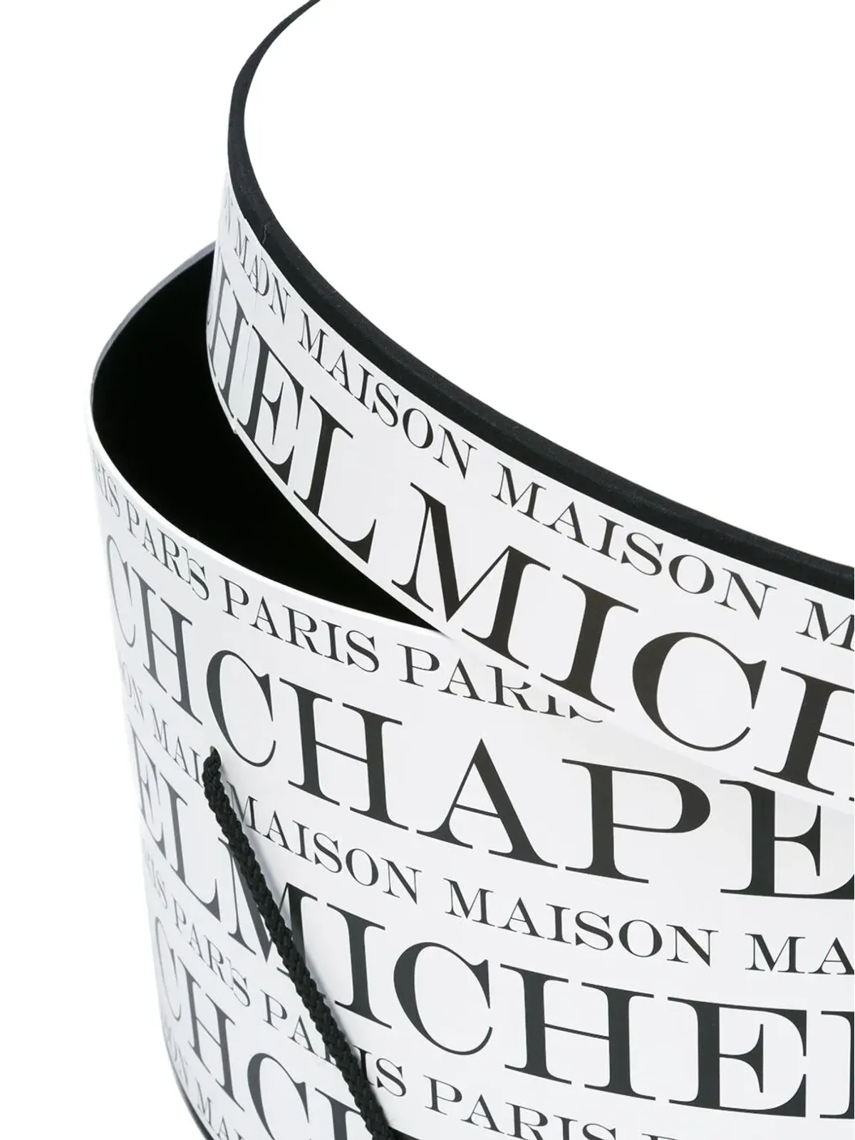 Maison Michel ロゴ入りハットボックス - 画像2