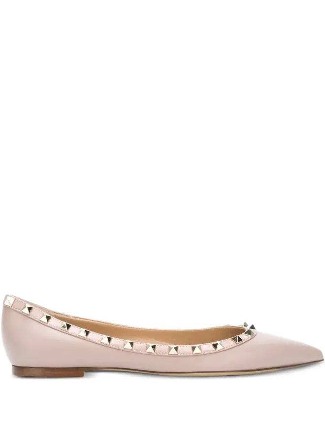 Valentino Garavani Valentino Garavani ロックスタッド バレリーナシューズの商品画像