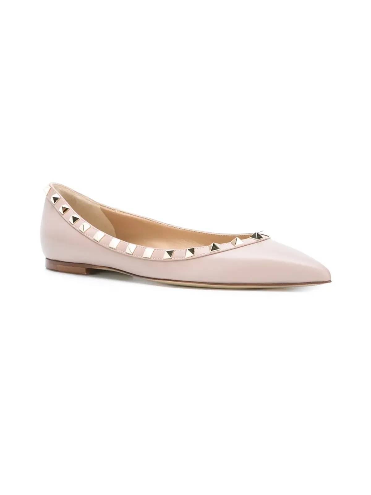 Valentino Garavani ロックスタッド バレリーナシューズ - 画像5