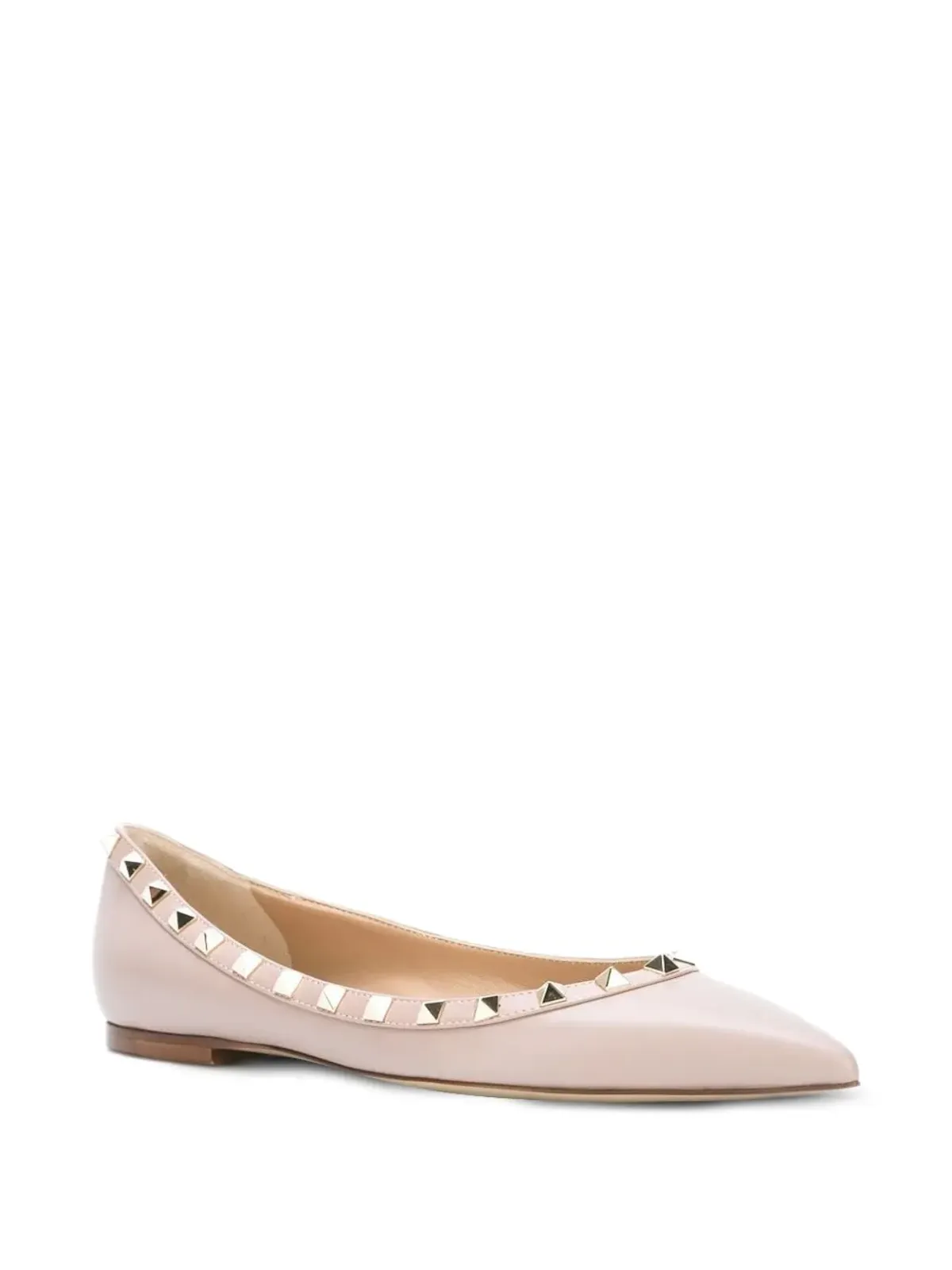 Valentino Garavani ロックスタッド バレリーナシューズ - 画像2