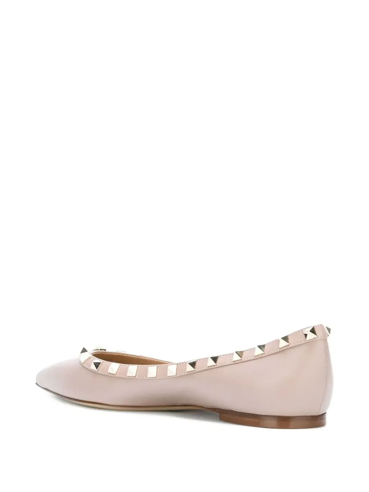 Valentino Garavani ロックスタッド バレリーナシューズ - 画像3