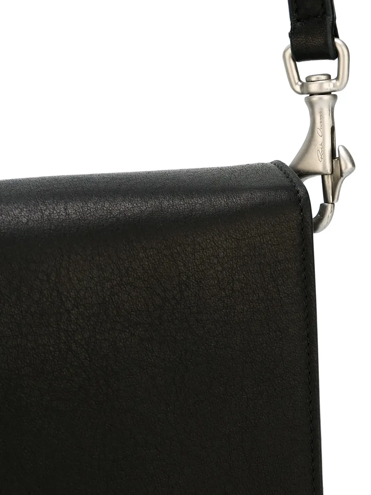Rick Owens レクタンギュラーショルダーバッグ - 画像4