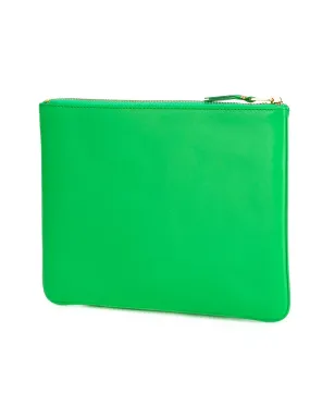 Comme Des Garçons Wallet ロゴプリント レザー クラッチバッグ - サムネイル3
