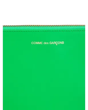 Comme Des Garçons Wallet ロゴプリント レザー クラッチバッグ - サムネイル4