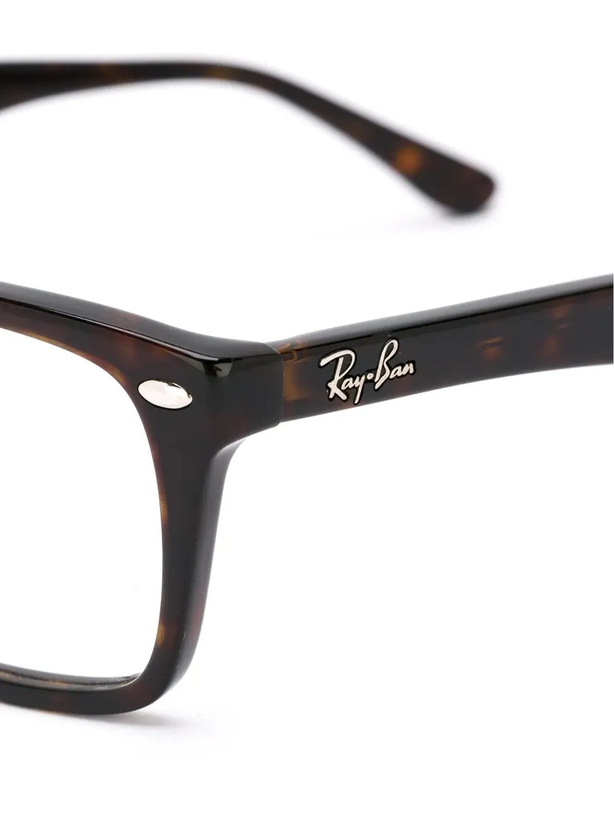 Ray-Ban べっ甲柄スクエアメガネ - 画像3