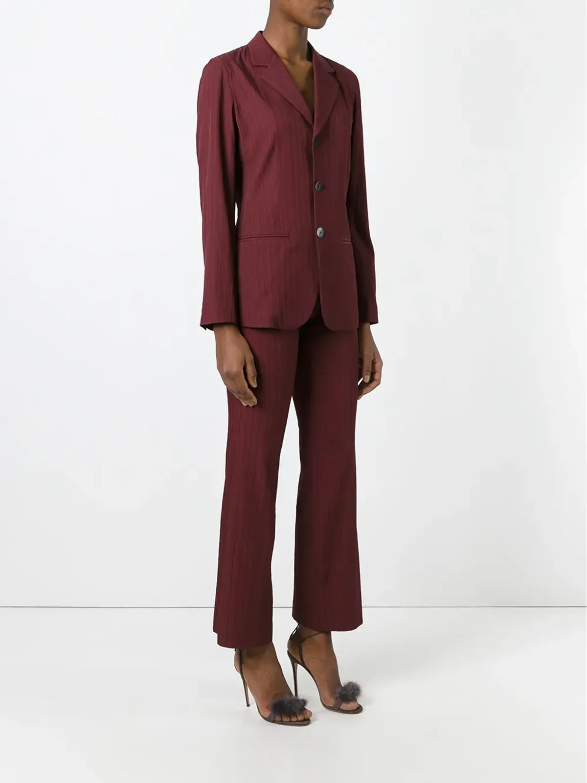 Jean Paul Gaultier Pre-Owned ピンストライプスーツ - Pink - 画像3