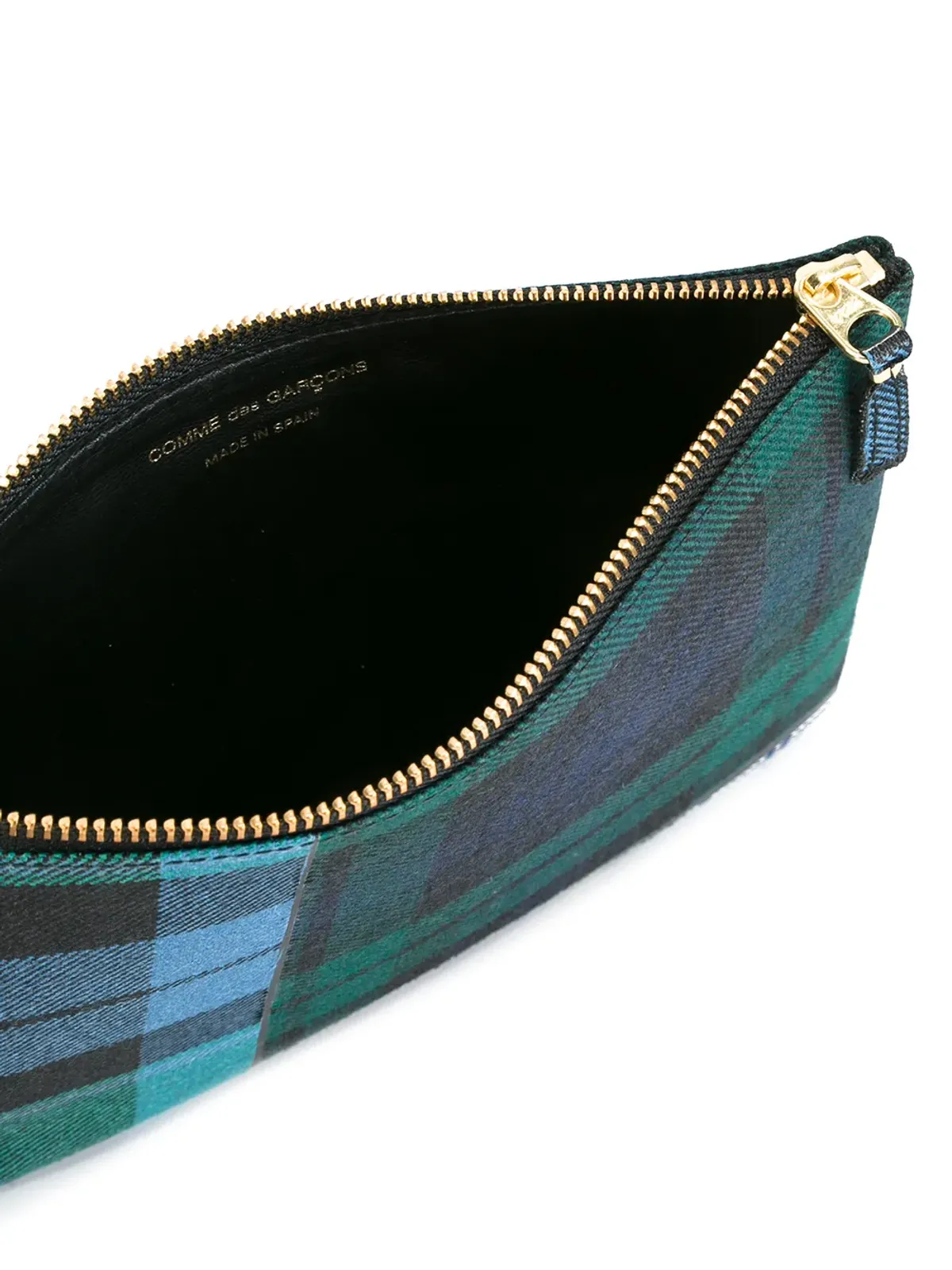 Comme Des Garçons Wallet タータンチェック パッチワーク クラッチバッグ - 画像5