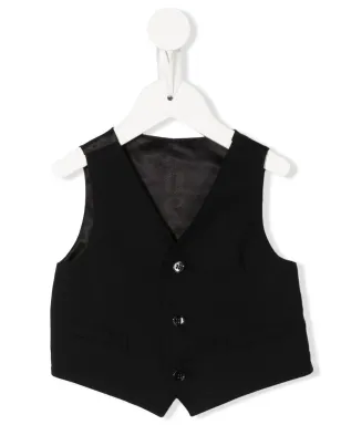 Dolce & Gabbana Kids クラシック ウエストコート - ブルー - サムネイル2