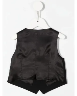 Dolce & Gabbana Kids クラシック ウエストコート - ブルー - サムネイル4