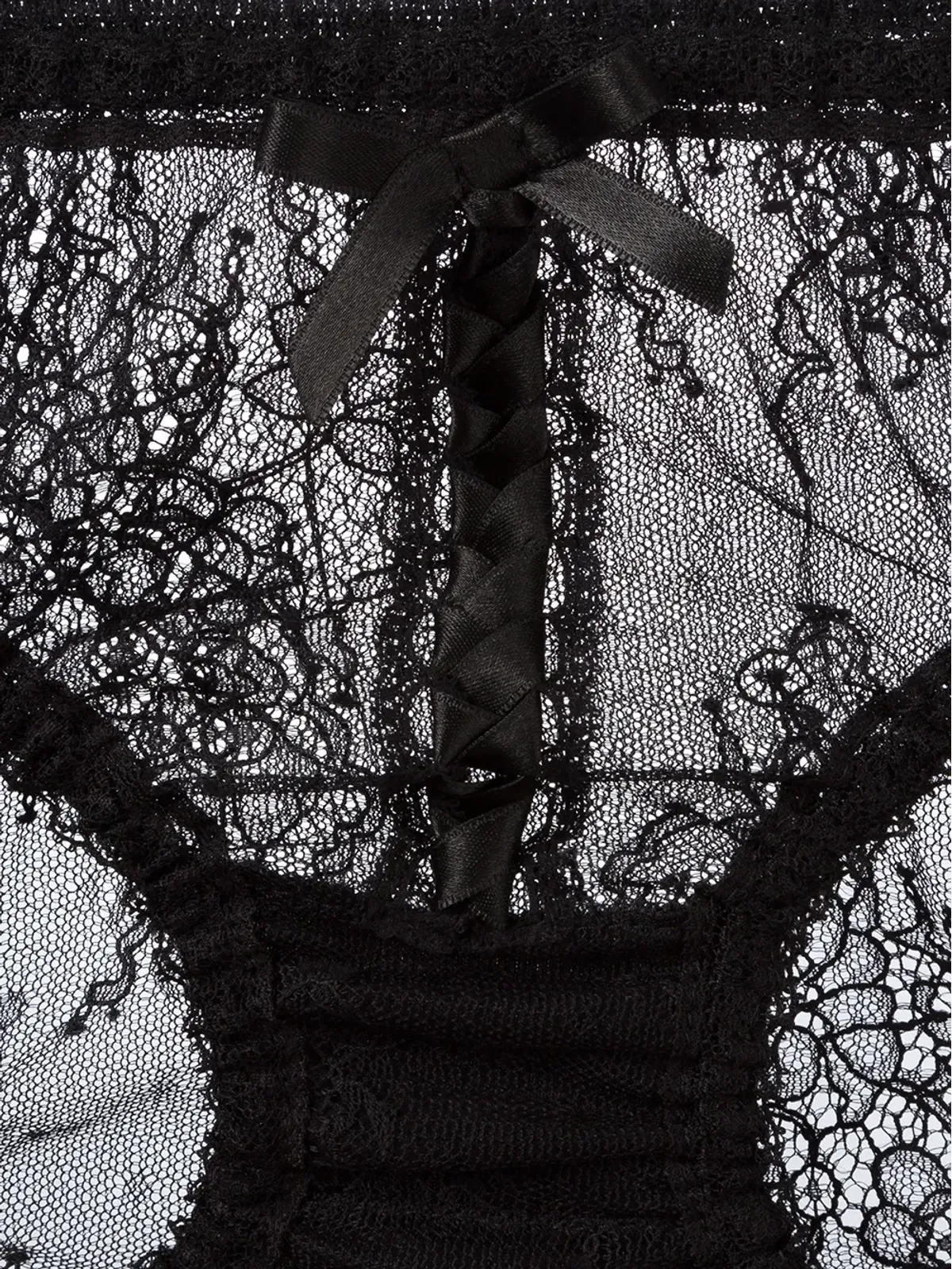 Folies By Renaud Carla Noir Ribbon ブリーフ - 画像2