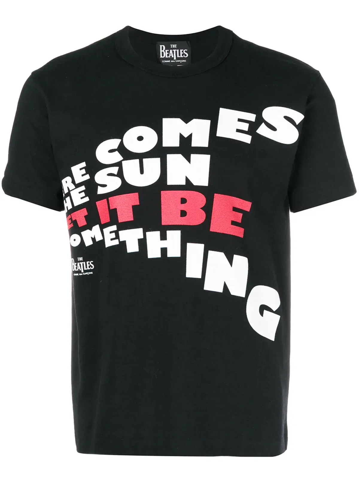 Comme Des Garçons ビートルズ歌詞プリントTシャツ - 画像1