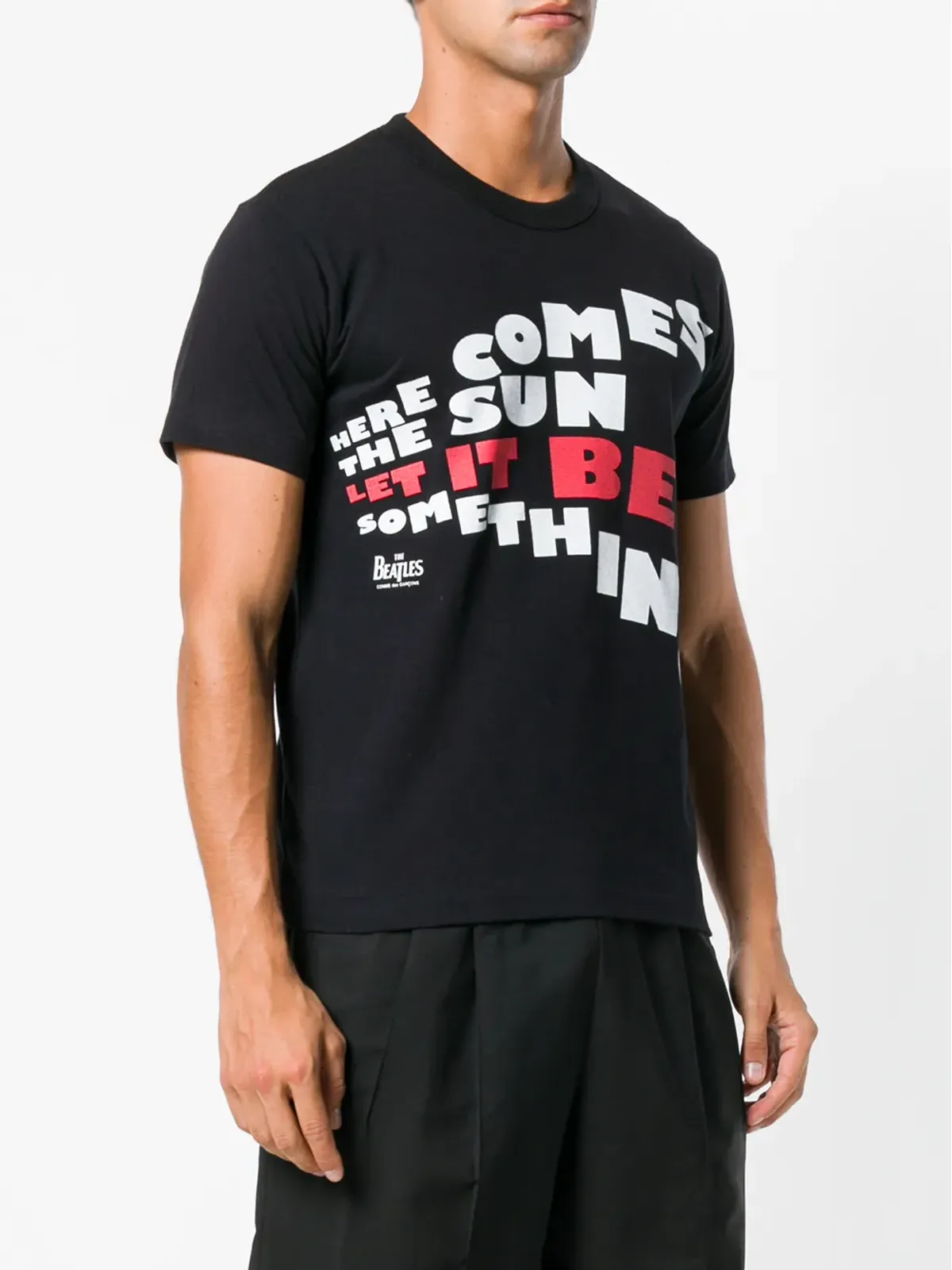 Comme Des Garçons ビートルズ歌詞プリントTシャツ - 画像4