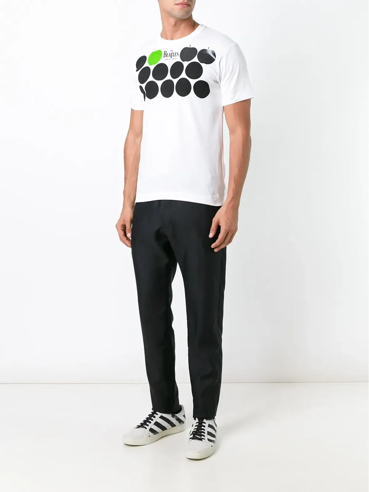 Comme Des Garçons ドット柄プリントTシャツ - 画像2